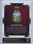 2022 Panini Prizm FIFA World Cup Qatar Argentina Team Badges