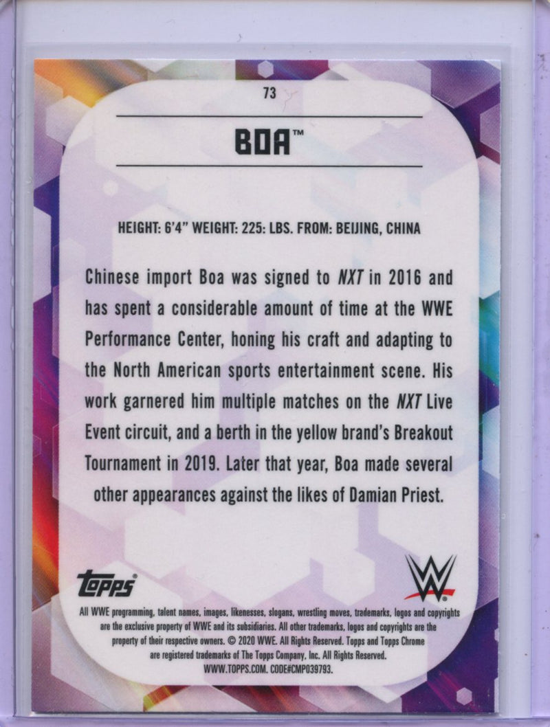 2020 Topps Chrome WWE Boa