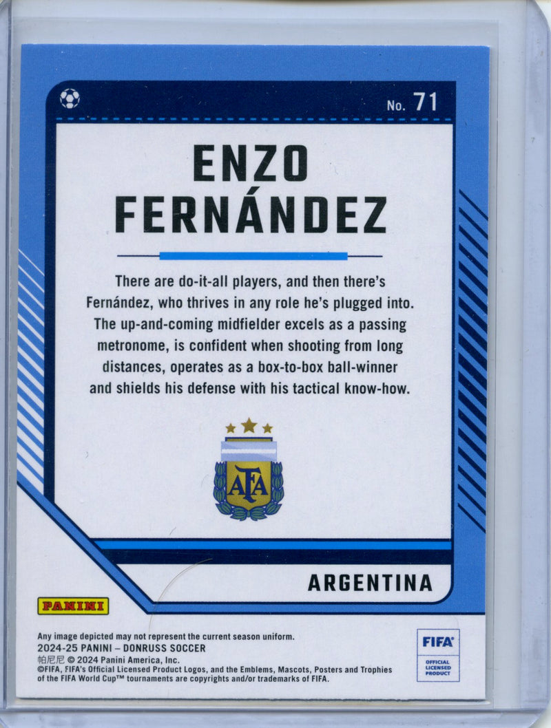2024-25 Donruss Enzo Fernandez Silver
