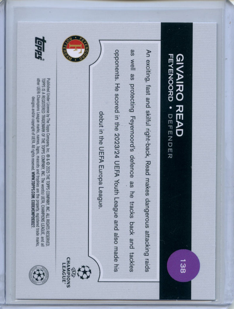 2024-25 Topps UEFA CC Givairo Read Northern Lights