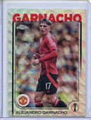 2024-25 Topps Chrome UEFA Club Comps Alejandro Garnacho Wave
