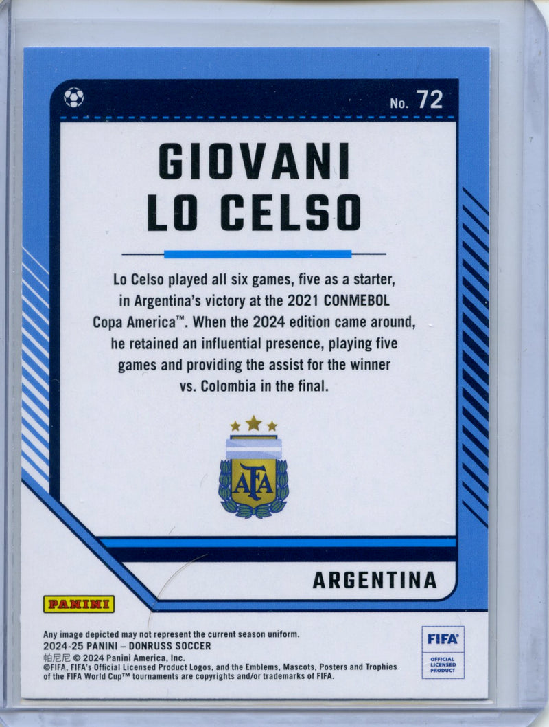 2024-25 Donruss Giovani Lo Celso Silver