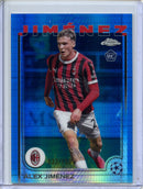 2024-25 Topps Chrome UEFA Club Comps Alex Jimenez Blue Prism 32/150