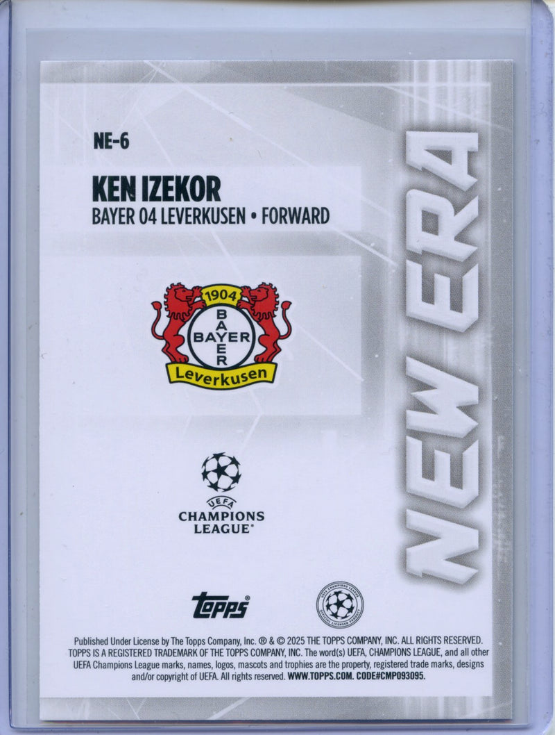 2024-25 Topps UEFA CC Ken Izekor New Era