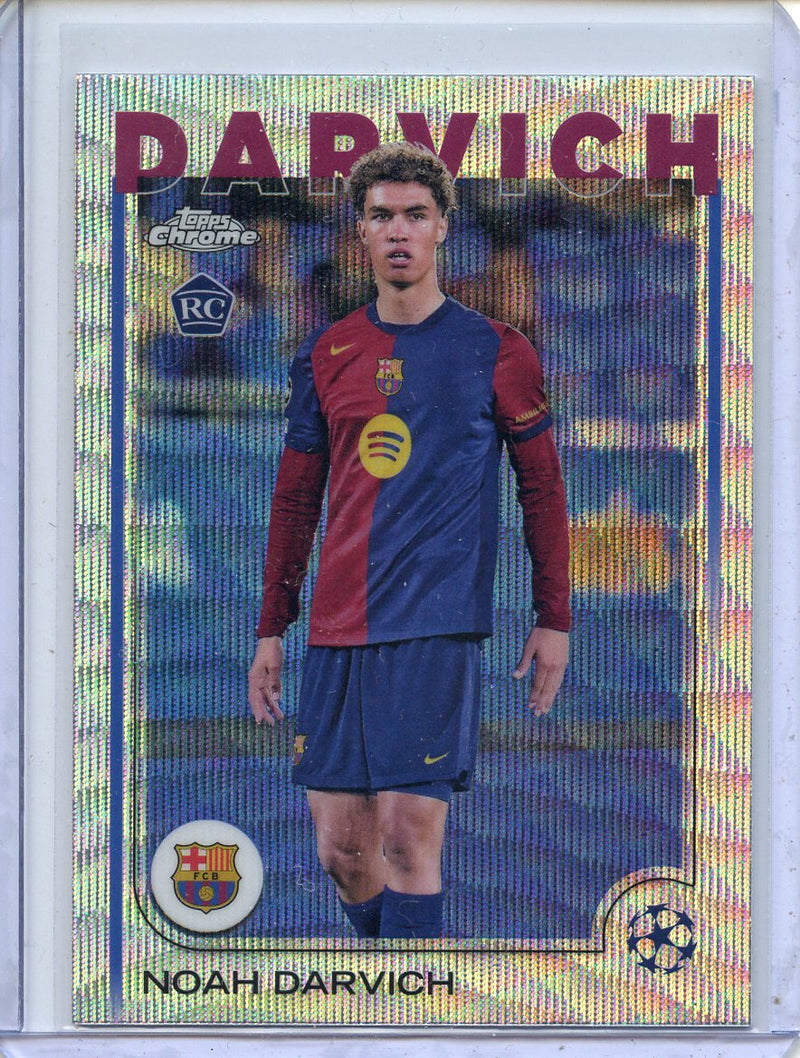 2024-25 Topps Chrome UEFA Club Comps Noah Darvich Wave
