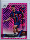 2022-23 Topps Chrome UEFA Alvaro Sanz Pink X-Fractor 198/250