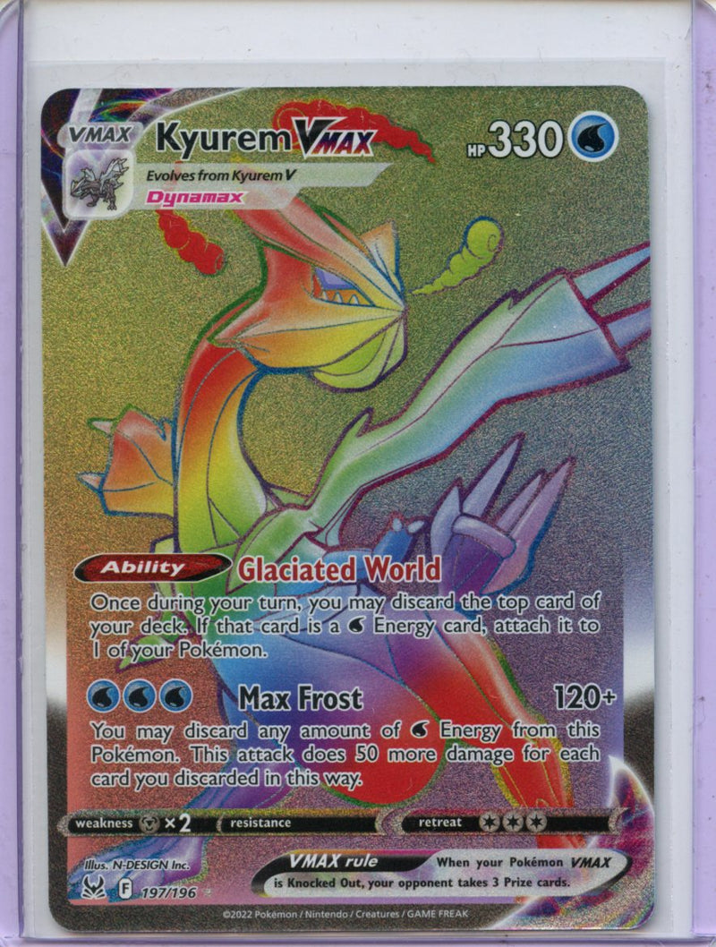 Pokemon TCG Lost Origin Kyurem VMAX Hyper Rare 197/196