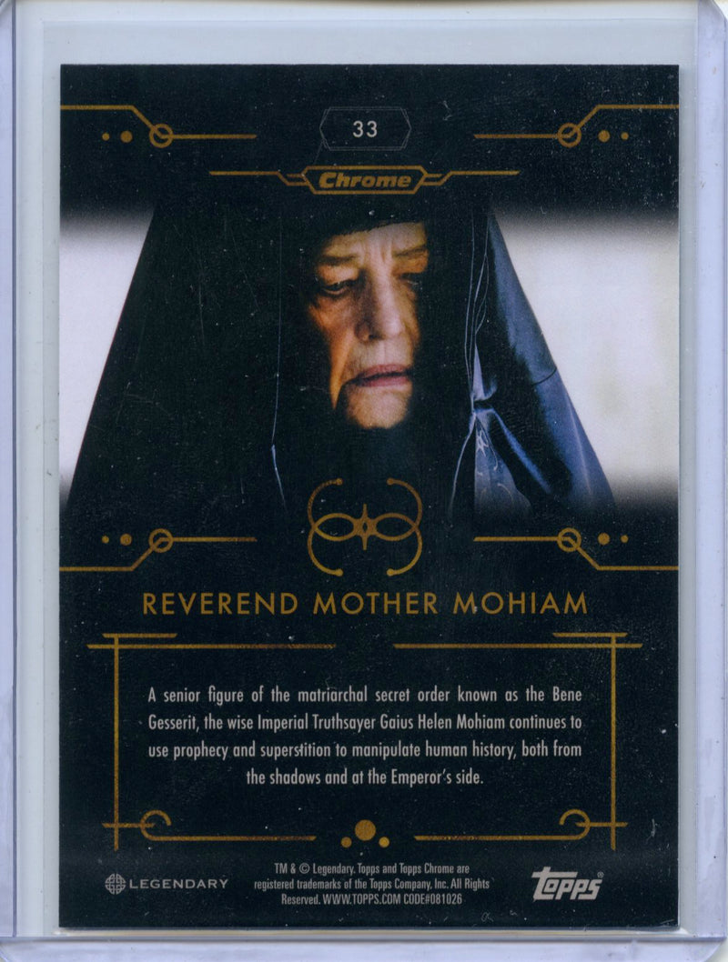 2024 Topps Dune Chrome Reverend Mother Mohiam Refractor