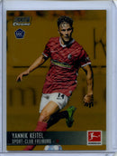 2021-22 Topps Bundesliga Stadium Club Chrome Yannik Keitel Gold Refractor 34/50