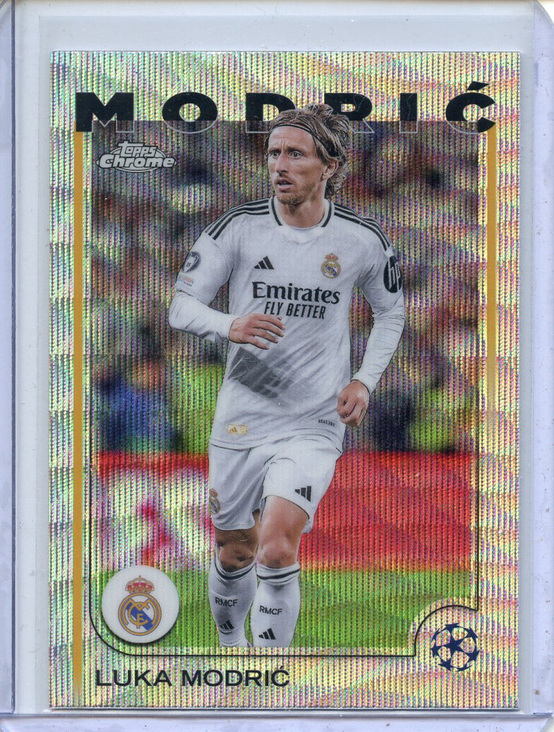 2024-25 Topps Chrome UEFA Club Comps Luka Modric Wave