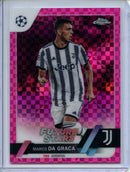 2022-23 Topps Chrome UEFA Marco Da Graca Pink X-Fractor 176/250
