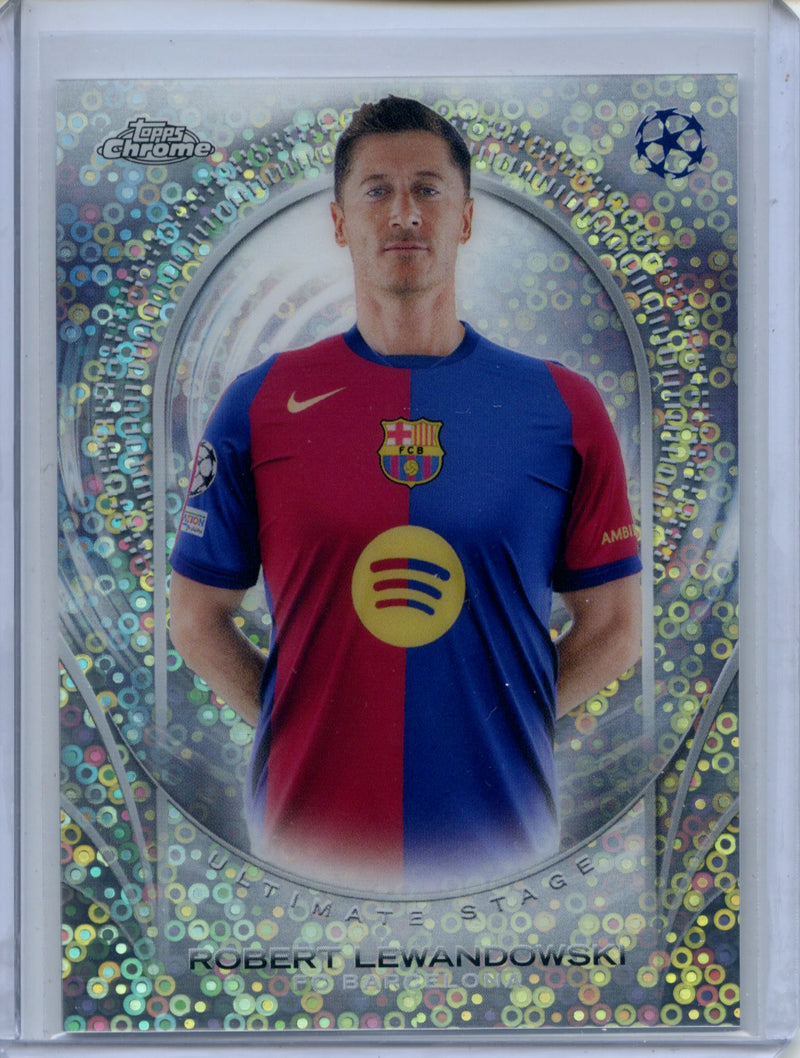 2024-25 Topps UEFA CC Robert Lewandowski Ultimate Stage Chrome
