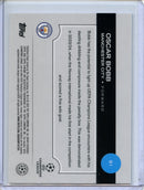 2024-25 Topps Chrome UEFA Club Comps Oscar Bobb Blue Prism 71/150