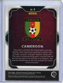 2022 Panini Prizm FIFA World Cup Qatar Cameroon Team Badges