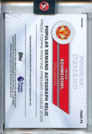 25-26 Pristine EPL Peter Schmeichel Popular Demand Auto Relics Orange 22/25
