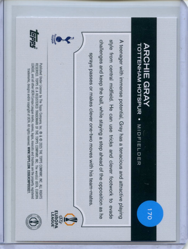 2024-25 Topps UEFA CC Archie Gray