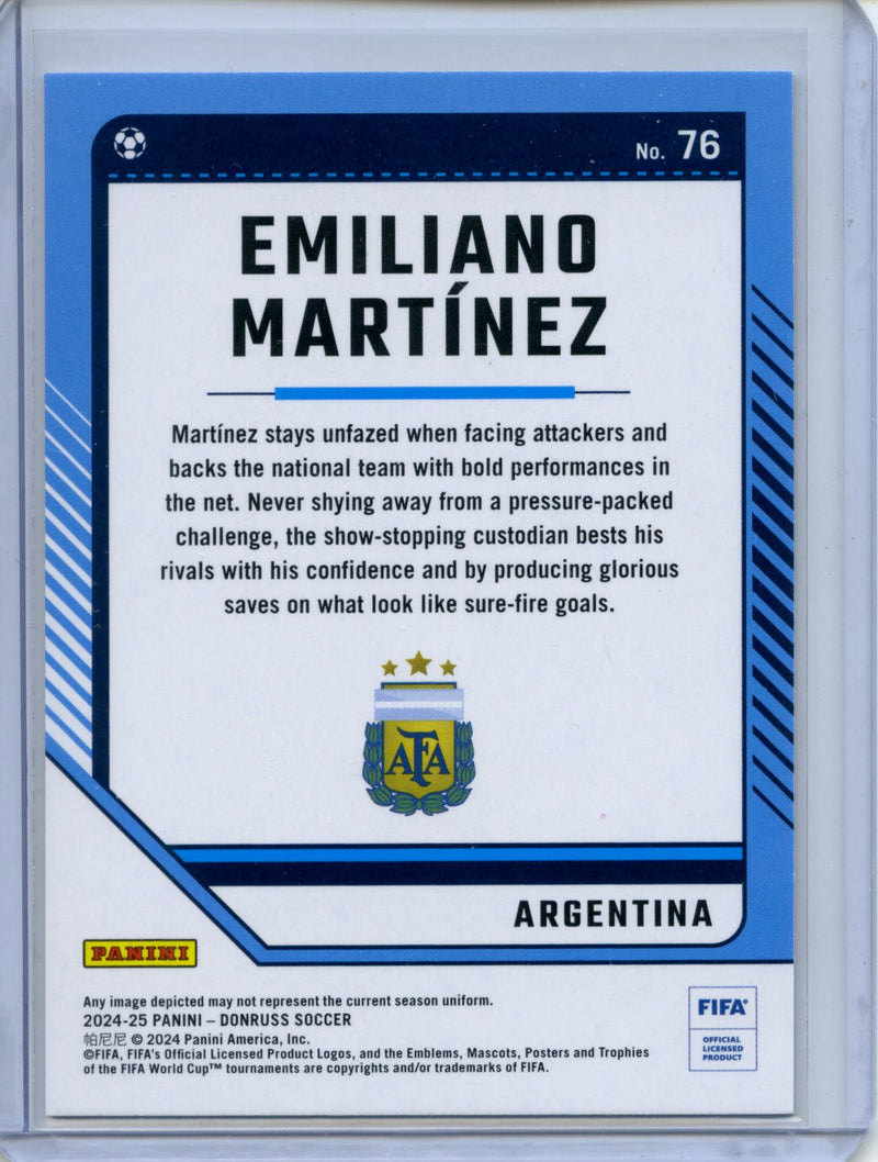 2024-25 Donruss Emiliano Martinez Silver