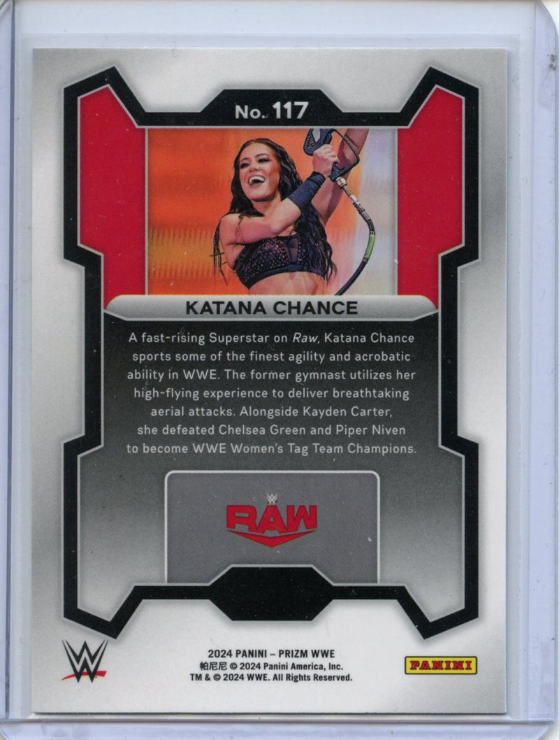 2024 Prizm WWE Katana Chance