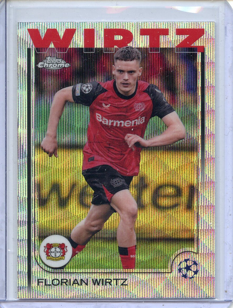 2024-25 Topps Chrome UEFA Club Comps Florian Wirtz Wave