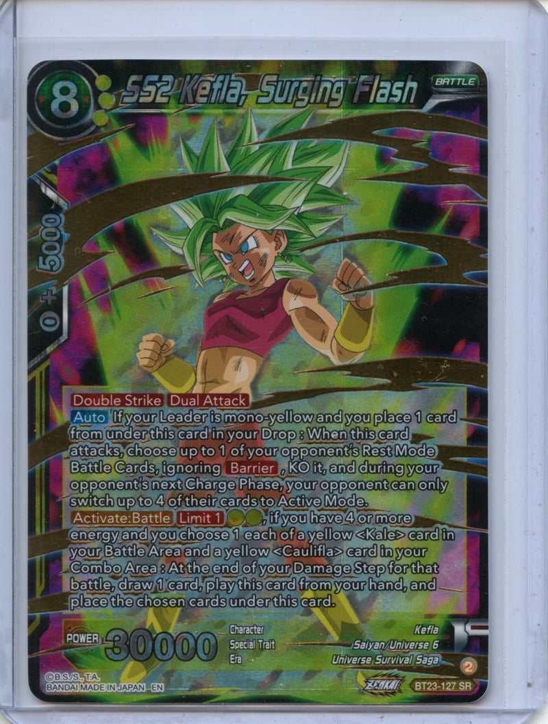 SS2 Kefla, Surging Flash - Perfect Combination BT23-127 SR Foil