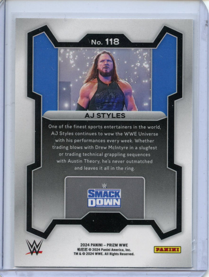 2024 Prizm WWE AJ Styles