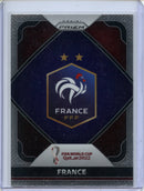 2022 Panini Prizm FIFA World Cup Qatar France Team Badges