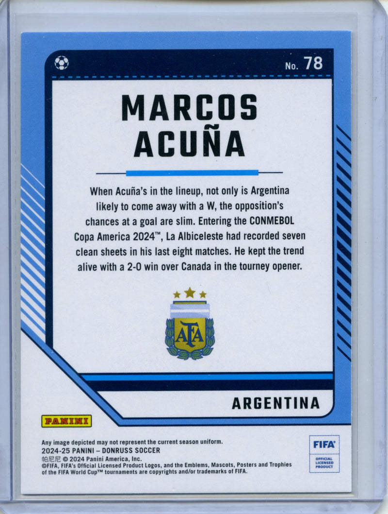 2024-25 Donruss Marcos Acuna Silver