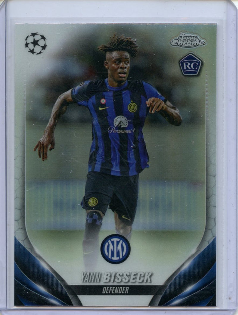 2023-24 Topps Chrome UEFA Yann Bisseck Refractor
