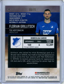 2021-22 Topps Bundesliga Stadium Club Chrome Florian Grillitsch Green Yellow Electric Charge Refractor 66/75