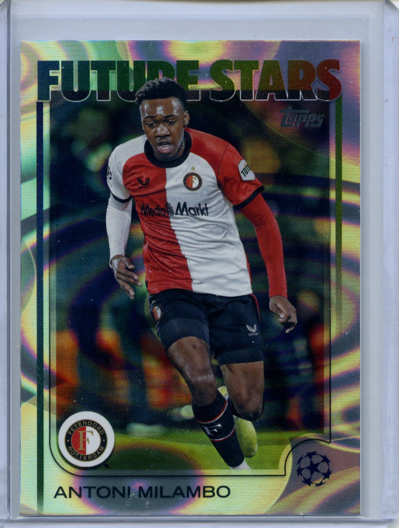 2024-25 Topps UEFA CC Antoni Milambo Rain Drops