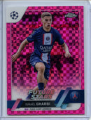 2022-23 Topps Chrome UEFA Ismael Gharbi Pink X-Fractor 174/250