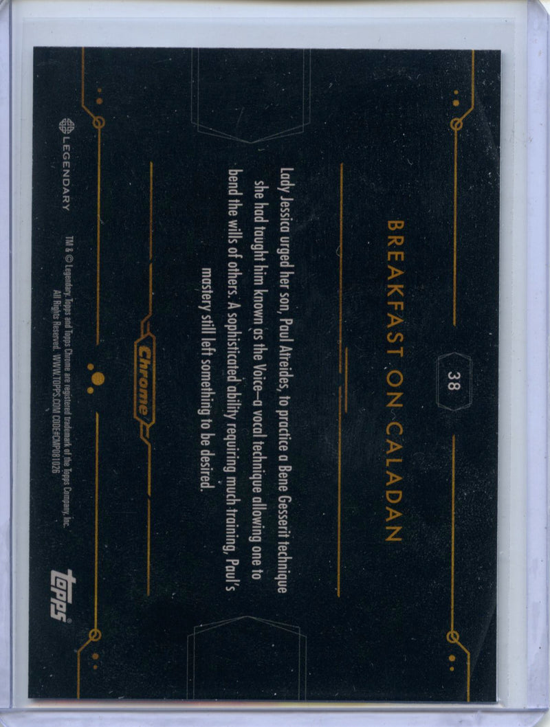 2024 Topps Dune Chrome Breakfast On Caladan Refractor