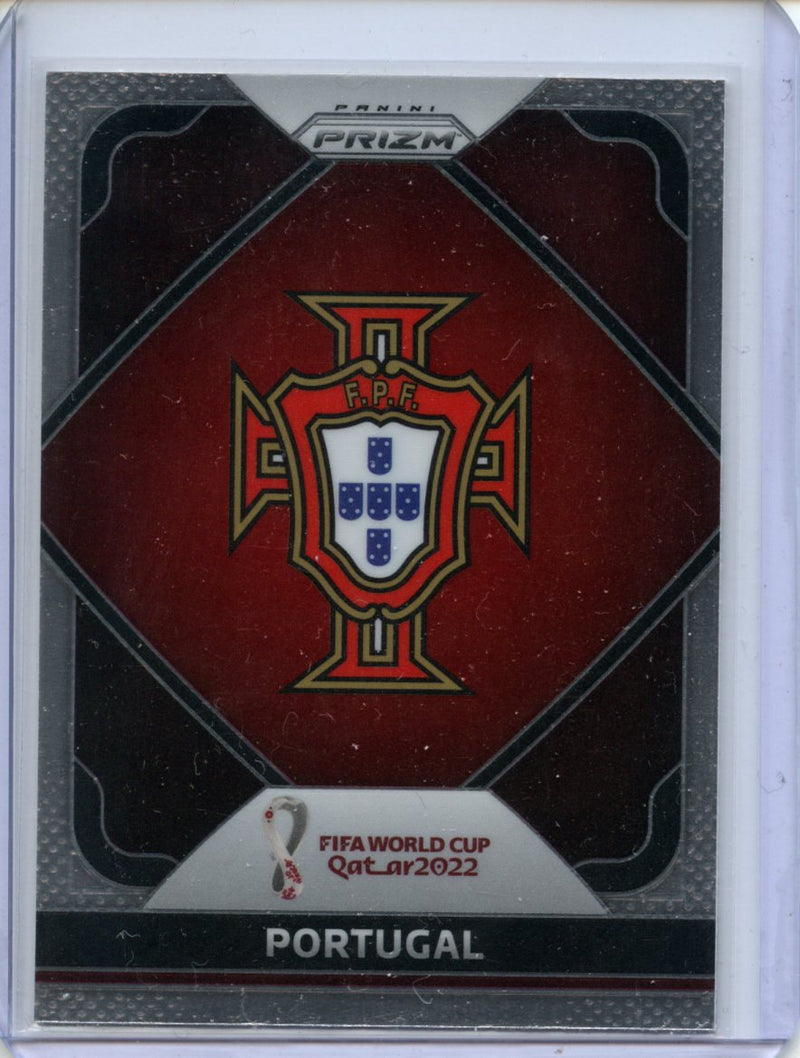 2022 Panini Prizm FIFA World Cup Qatar Portugal Team Badges