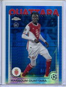 2024-25 Topps Chrome UEFA Club Comps Kassoum Ouattara Blue Prism 148/150