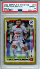 2022-23 Topps Merlin UEFA Club Competitions Christopher Nkunku Gold 48/50