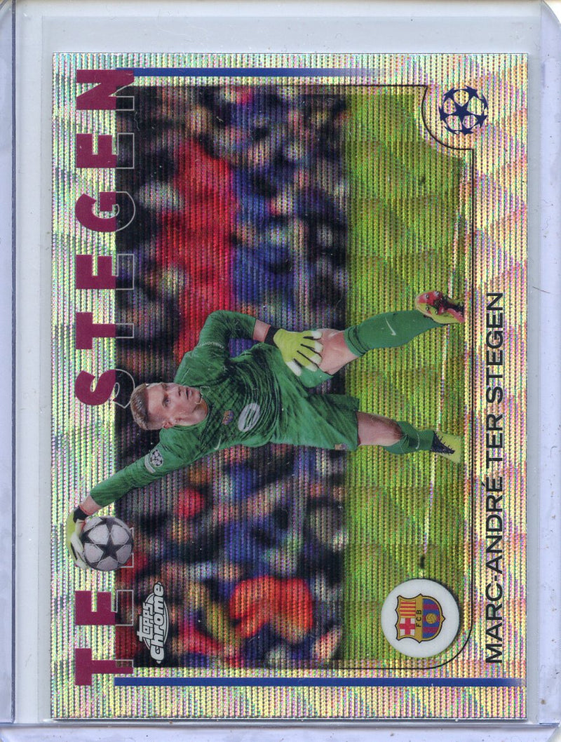 2024-25 Topps Chrome UEFA Club Comps Marc-Andre ter Stegen Wave