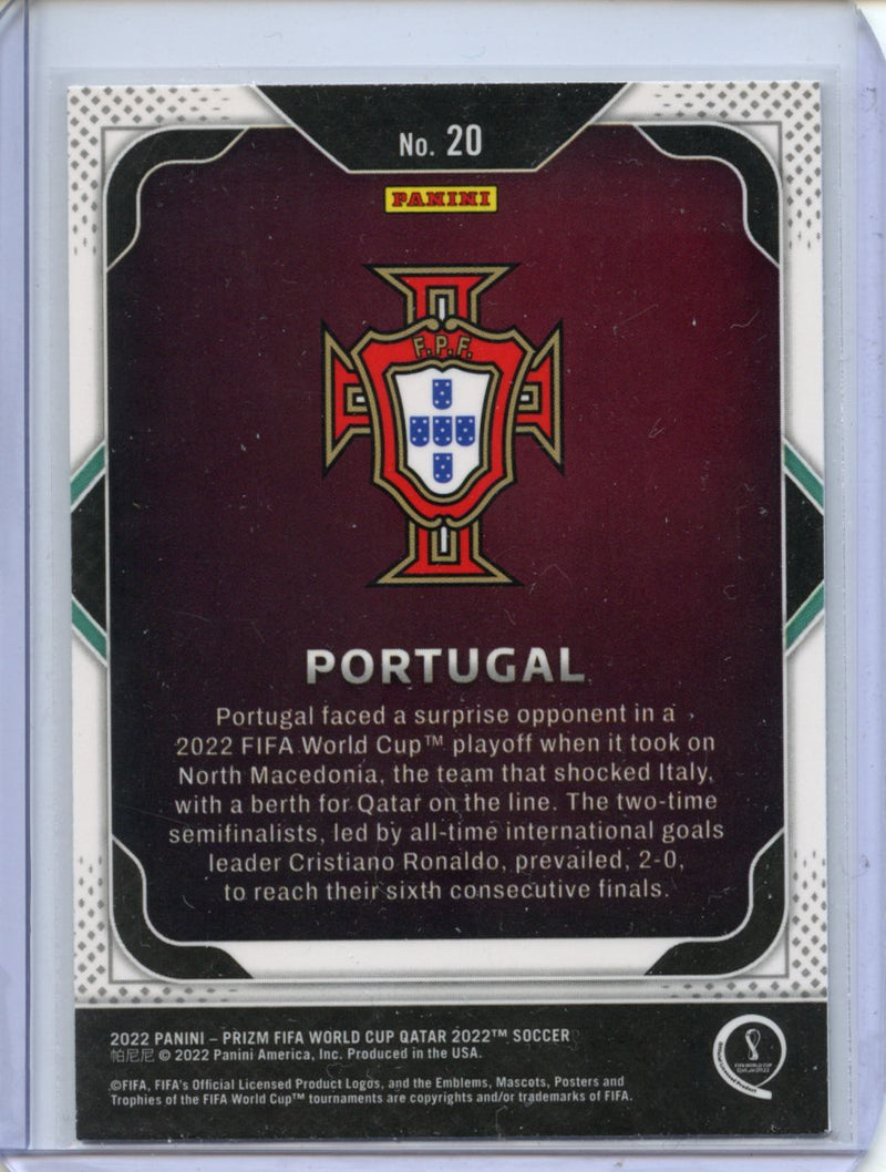 2022 Panini Prizm FIFA World Cup Qatar Portugal Team Badges