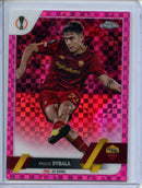 2022-23 Topps Chrome UEFA Paulo Dybala Pink X-Fractor 244/250