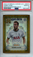 2022-23 Topps Merlin UEFA Club Competitions Harry Kane Merlin's Masters Gold 33/50