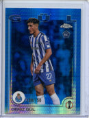 2024-25 Topps Chrome UEFA Club Comps Deniz Gul Blue Prism 139/150