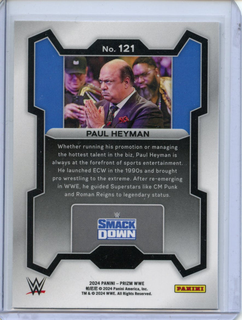 2024 Prizm WWE Paul Heyman