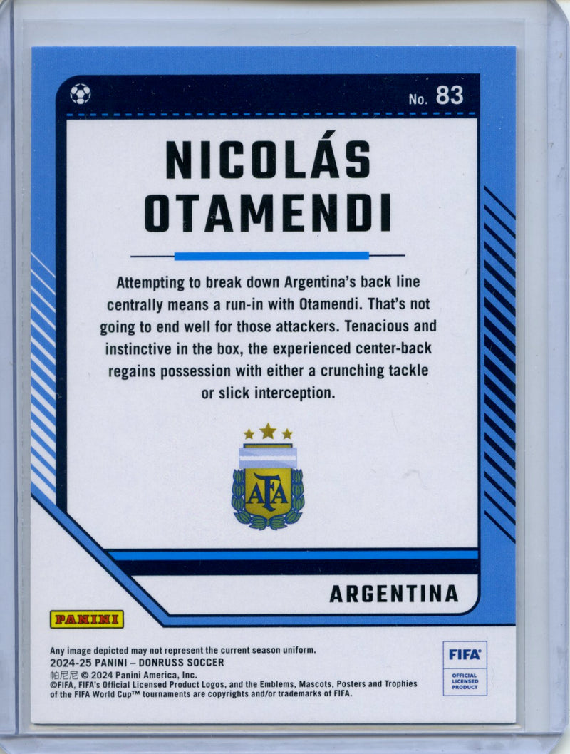 2024-25 Donruss Nicolas Otamendi Silver