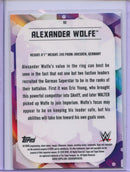 2020 Topps Chrome WWE Alexander Wolfe