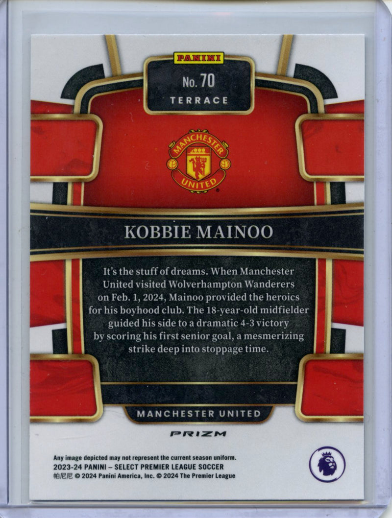 2023-24 Select Premier League Kobbie Mainoo Terrace Silver