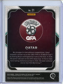 2022 Panini Prizm FIFA World Cup Qatar Qatar Team Badges