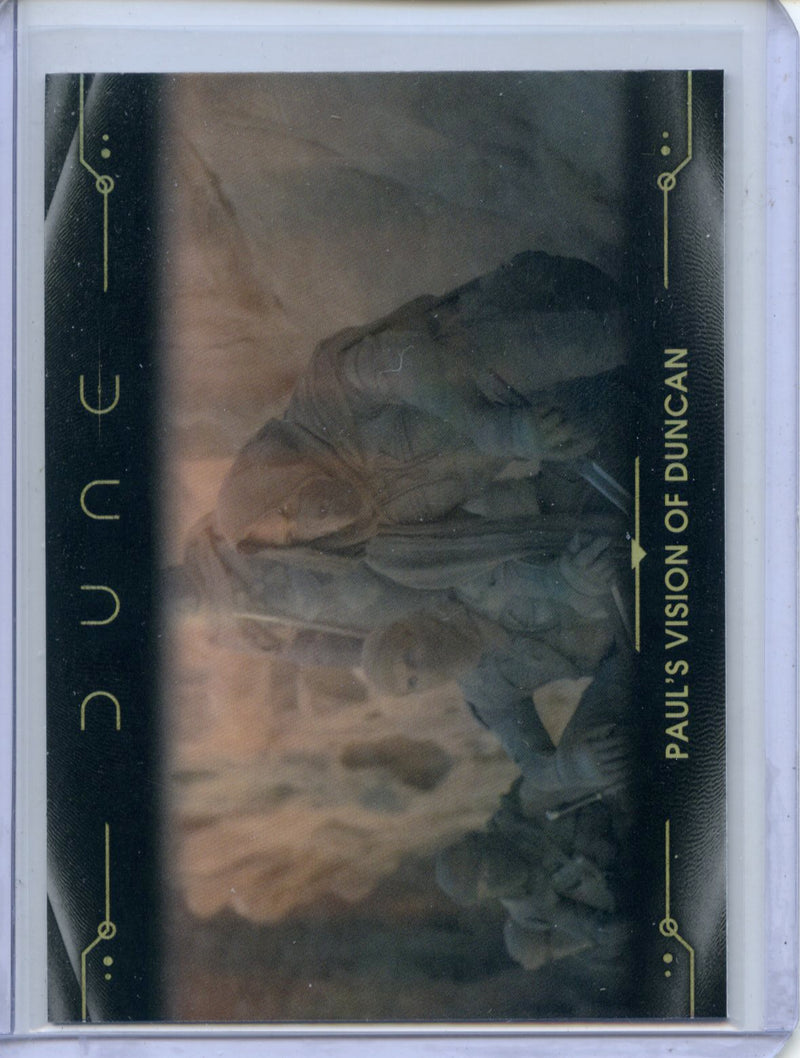 2024 Topps Dune Chrome Paul's Vision Of Duncan Refractor