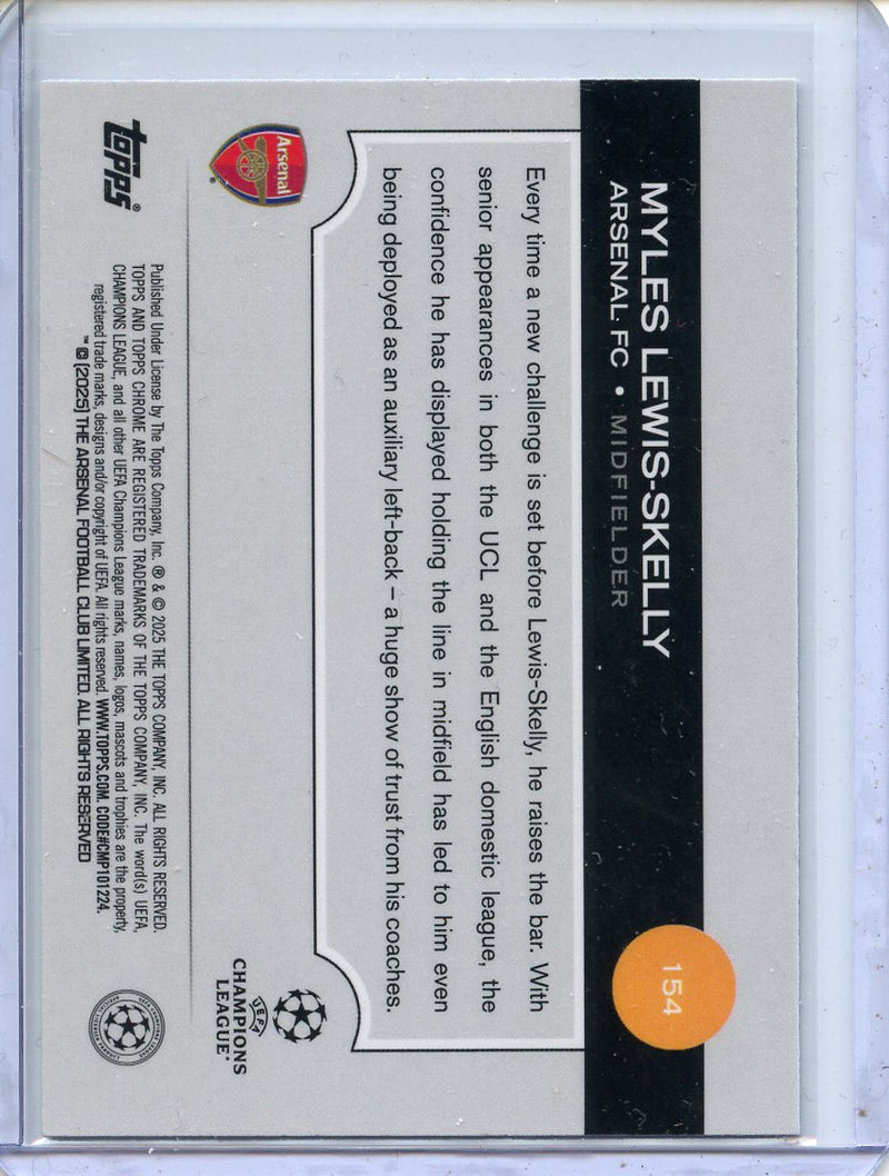 2024-25 Topps Chrome UEFA Club Comps Myles Lewis-Skelly Wave