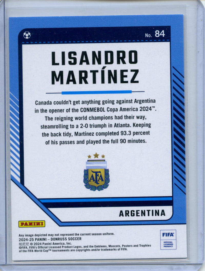 2024-25 Donruss Lisandro Martinez Silver