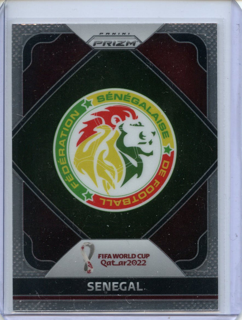 2022 Panini Prizm FIFA World Cup Qatar Senegal Team Badges