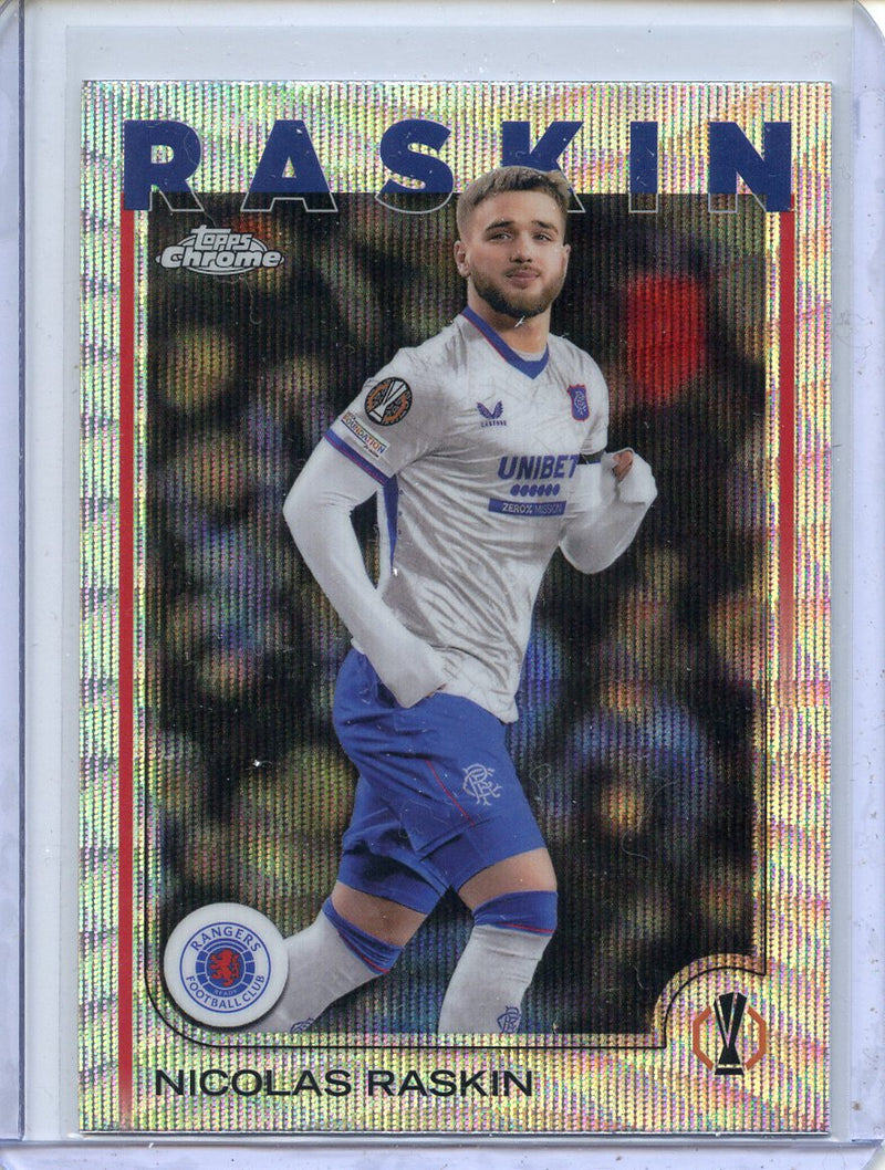 2024-25 Topps Chrome UEFA Club Comps Nicolas Raskin Wave